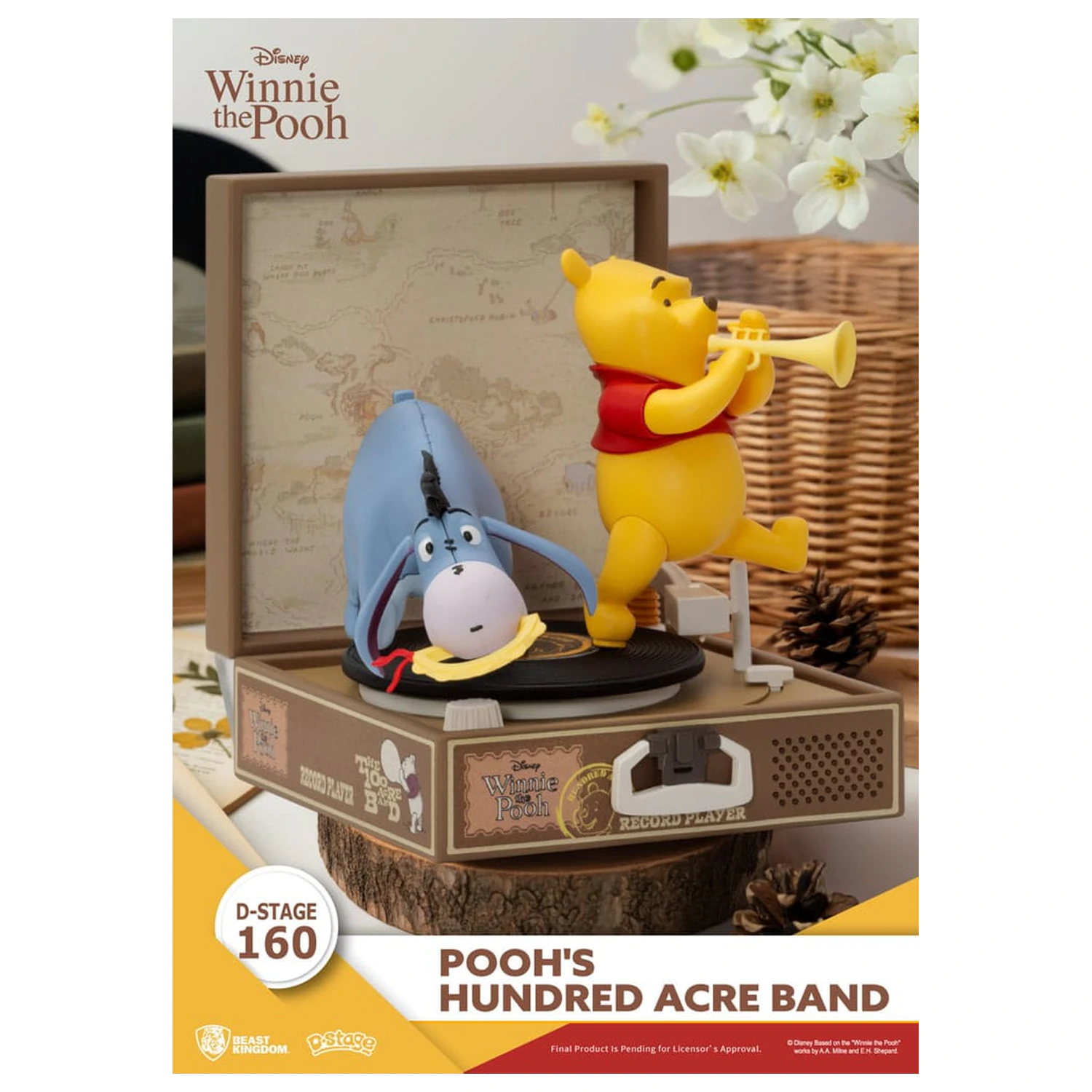Figurka PVC Winnie the Pooh Record Player Series Pooh's Hundred Acre Band 12 cm zdjęcie produktu