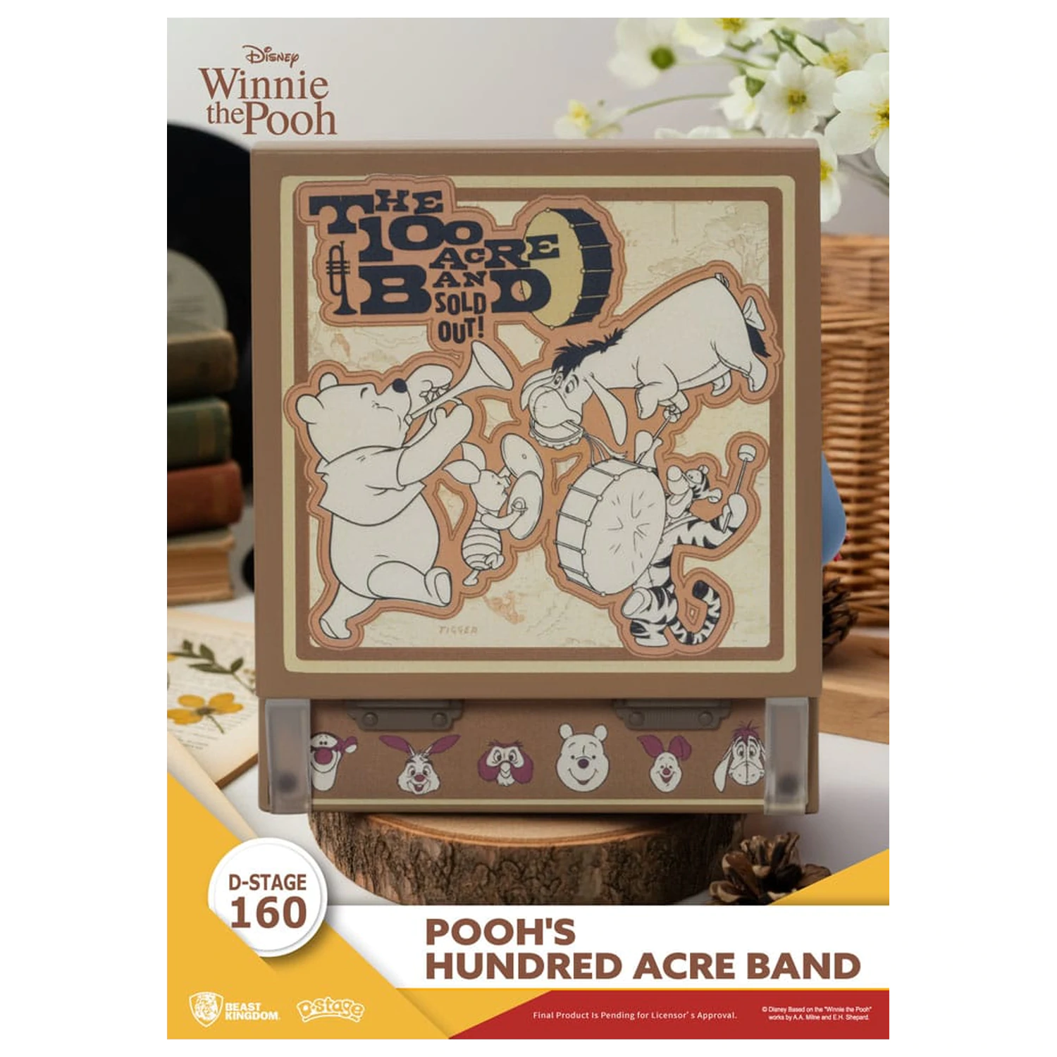 Figurka PVC Winnie the Pooh Record Player Series Pooh's Hundred Acre Band 12 cm zdjęcie produktu