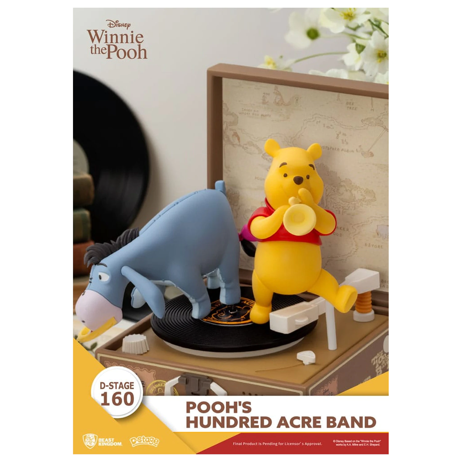 Figurka PVC Winnie the Pooh Record Player Series Pooh's Hundred Acre Band 12 cm zdjęcie produktu