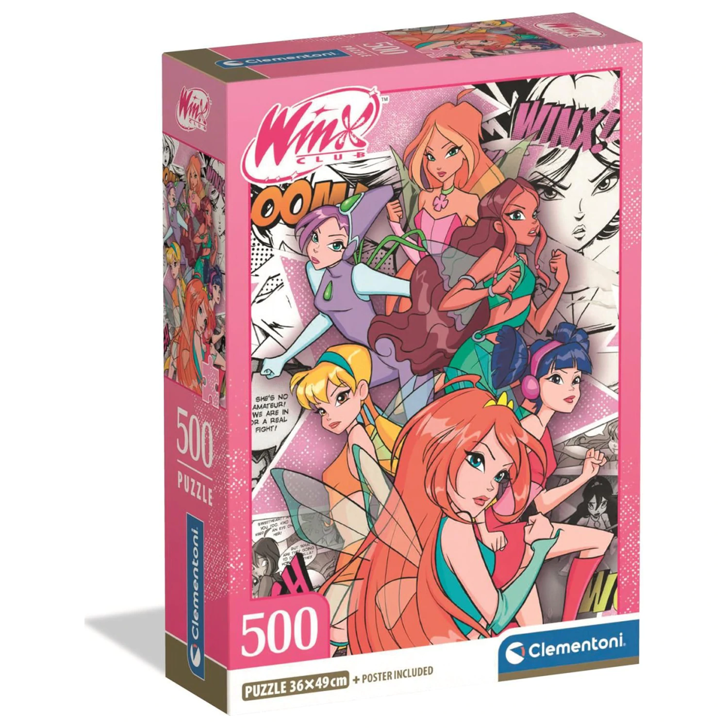 Winx Club Komiks 500-elementowe Kompaktowe Puzzle zdjęcie produktu