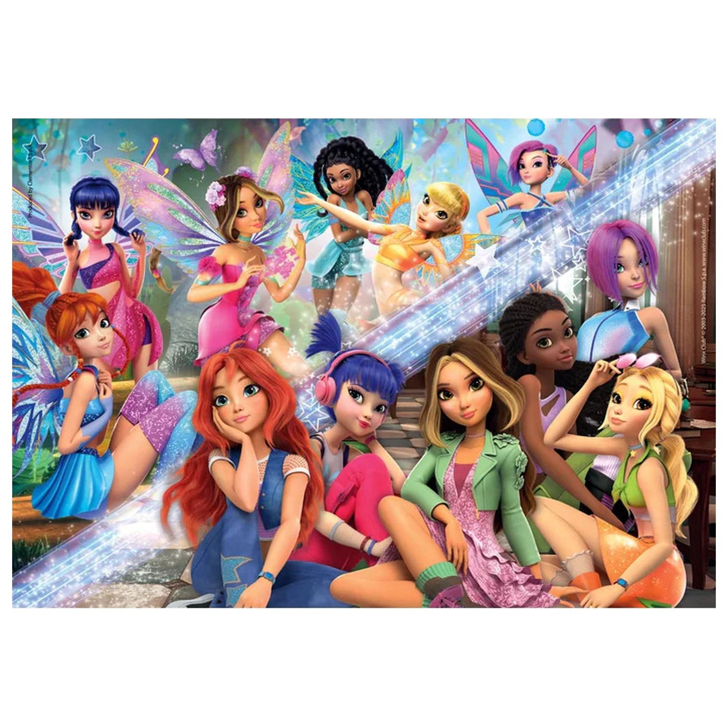 Winx Club Fairy Glam 180-częściowe puzzle zdjęcie produktu