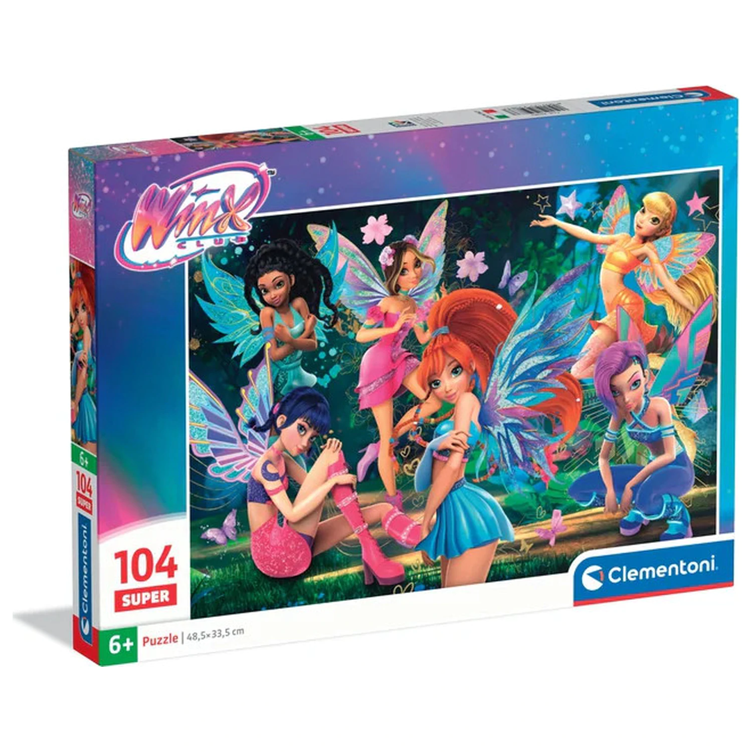 Winx Club Mystical 104-elementowe Super Puzzle Clementoni zdjęcie produktu