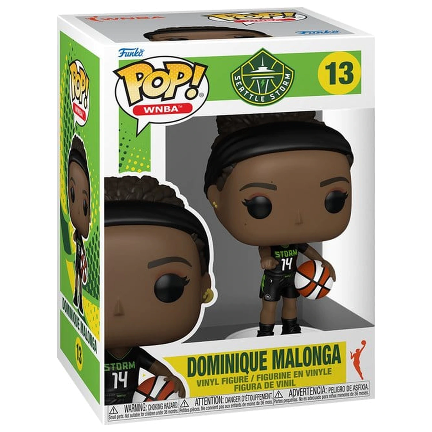 WNBA Legends Funko POP! Sports Figurka Winyl Seattle Storm - Dominique Malonga 9 cm zdjęcie produktu