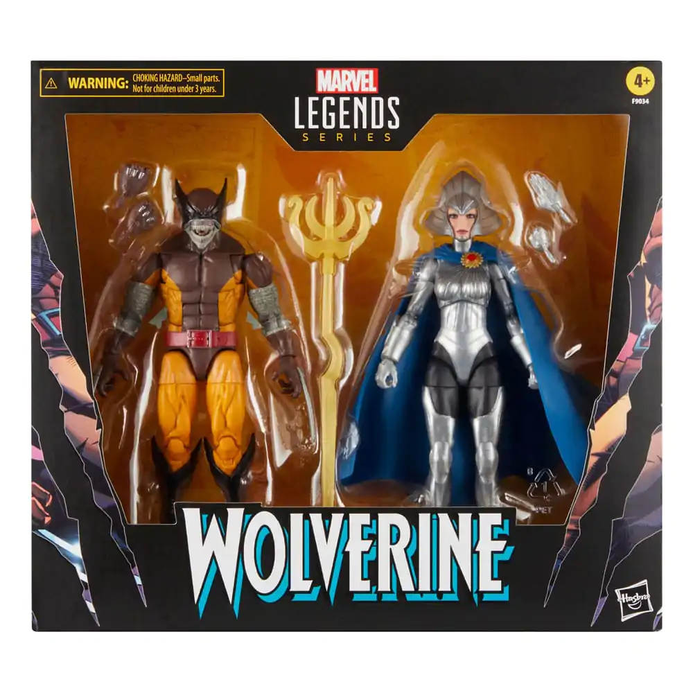 Wolverine 50th Anniversary Marvel Legends Figurka Akcji 2-Pack Wolverine & Lilandra Neramani 15 cm zdjęcie produktu