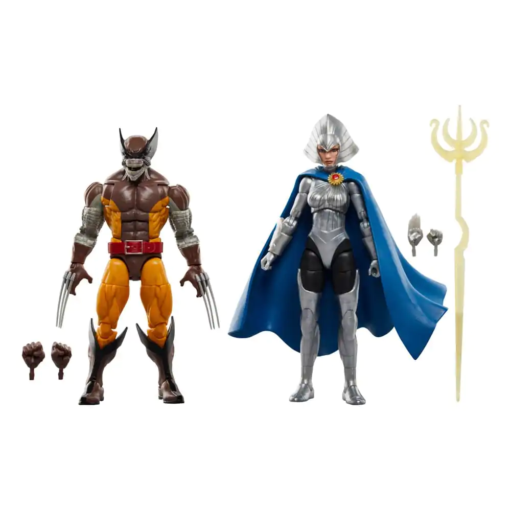 Wolverine 50th Anniversary Marvel Legends Figurka Akcji 2-Pack Wolverine & Lilandra Neramani 15 cm zdjęcie produktu