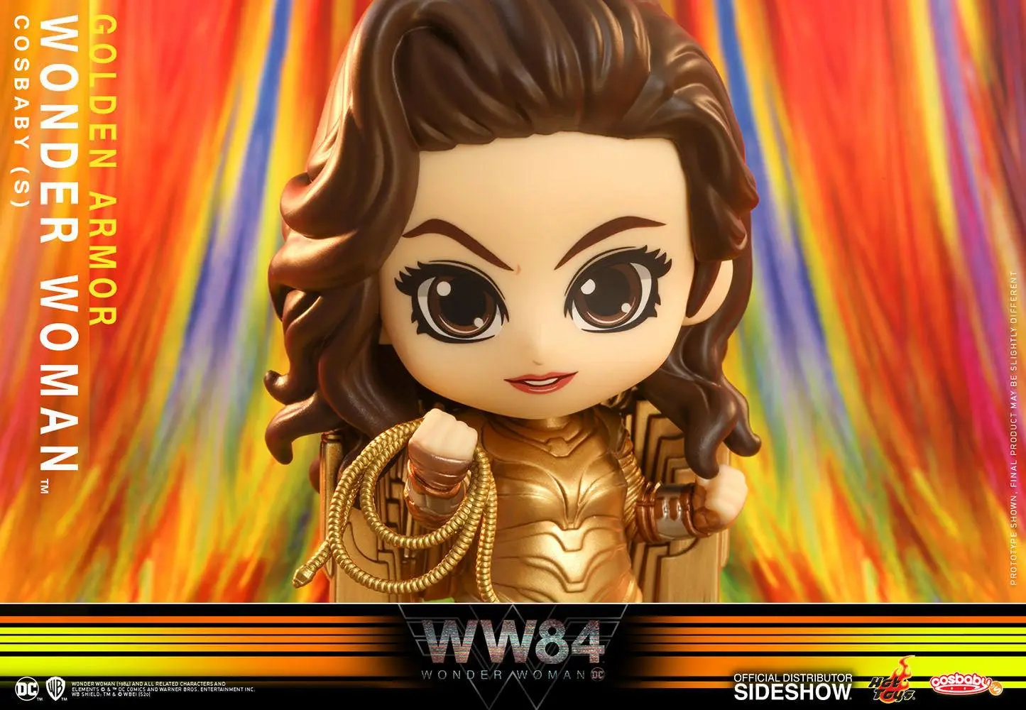 Wonder Woman 1984 Cosbaby (S) Mini Figurka Złota Zbroja Wonder Woman 10 cm zdjęcie produktu