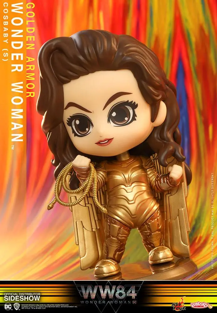 Wonder Woman 1984 Cosbaby (S) Mini Figurka Złota Zbroja Wonder Woman 10 cm zdjęcie produktu
