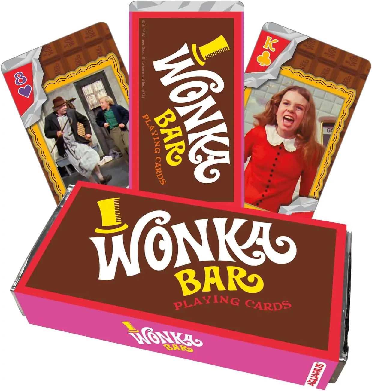 Karty do gry Wonka Playing Cards Willy Wonka Bar Premium zdjęcie produktu