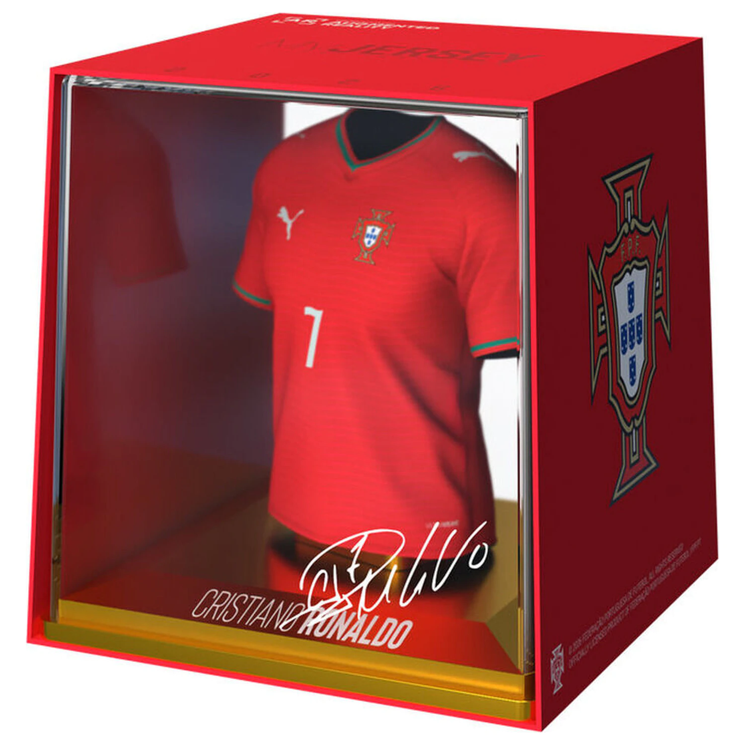 World Cup Portugal Cristiano Ronaldo figurka z mini koszulką zdjęcie produktu