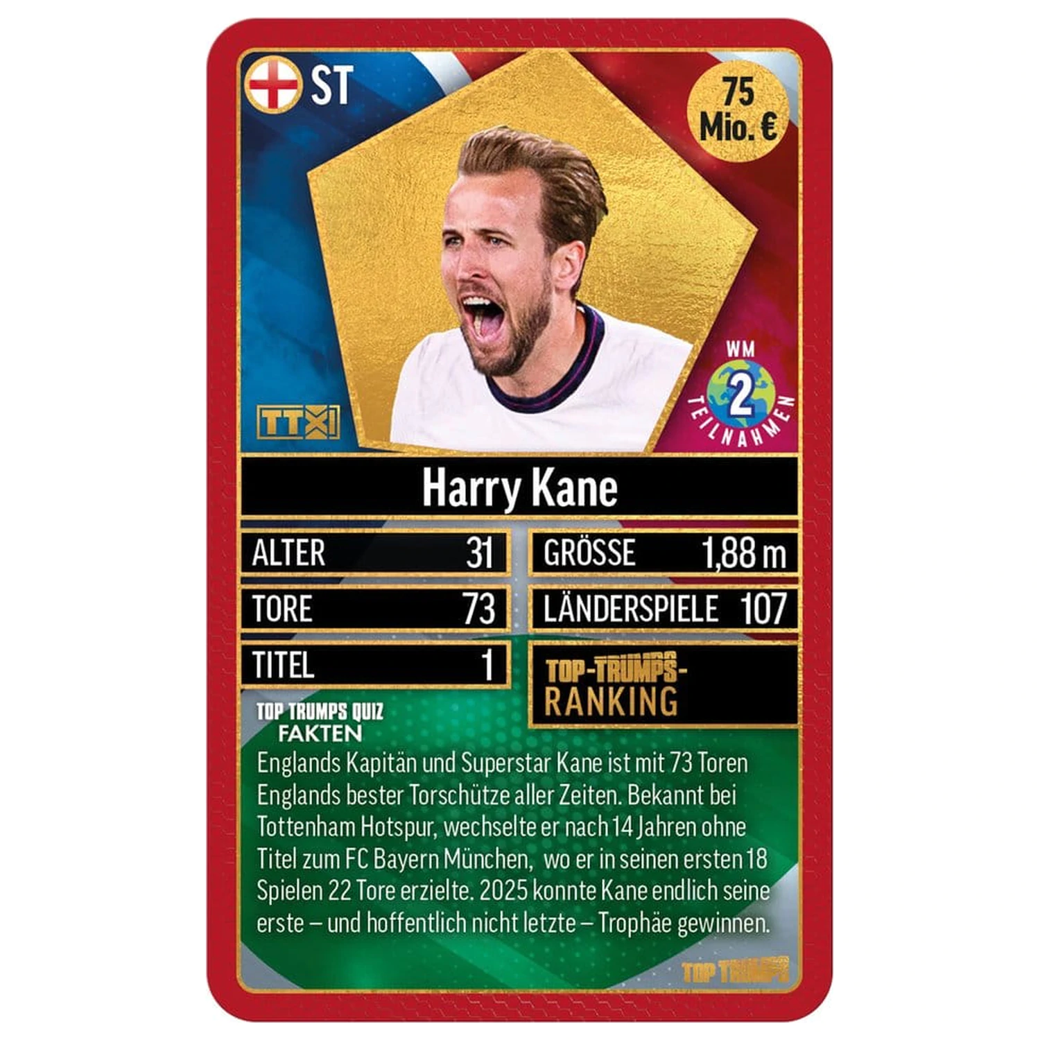 World Football Stars Card Game 200 Pakiet 1 *Wersja niemiecka* zdjęcie produktu