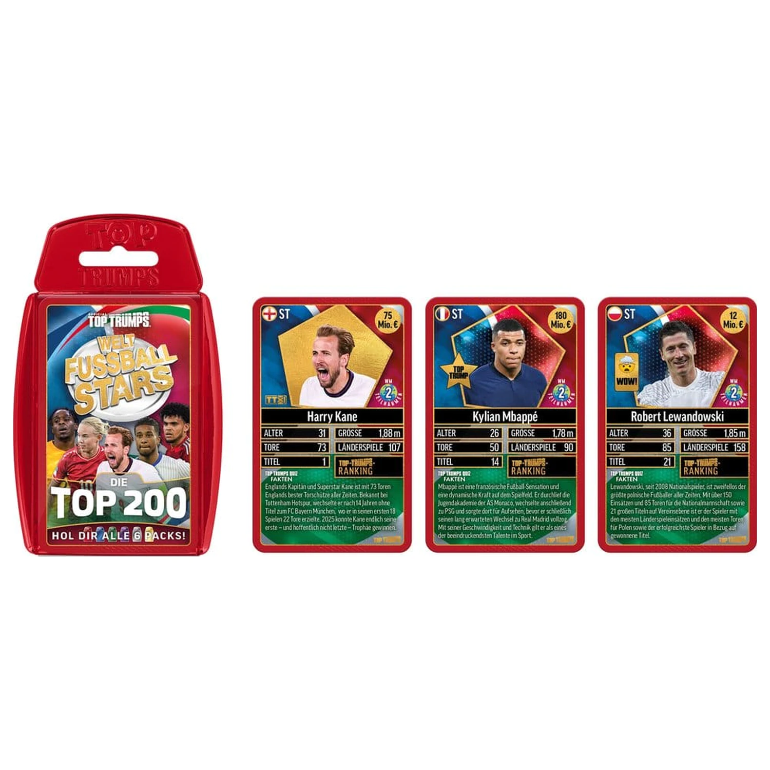 World Football Stars Card Game 200 Pakiet 1 *Wersja niemiecka* zdjęcie produktu