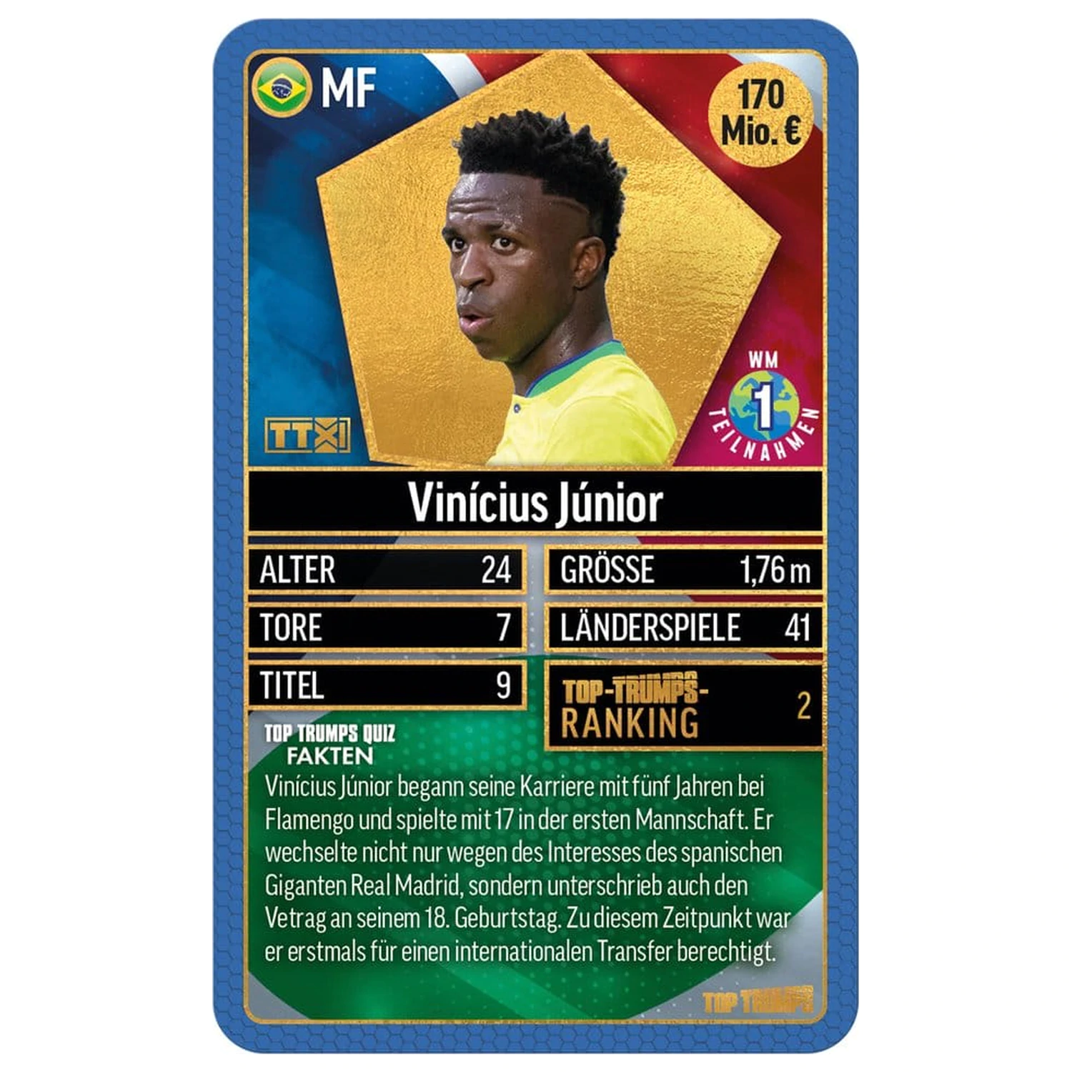 World Football Stars Card Game 200 Pak 2 *Wersja niemiecka* zdjęcie produktu