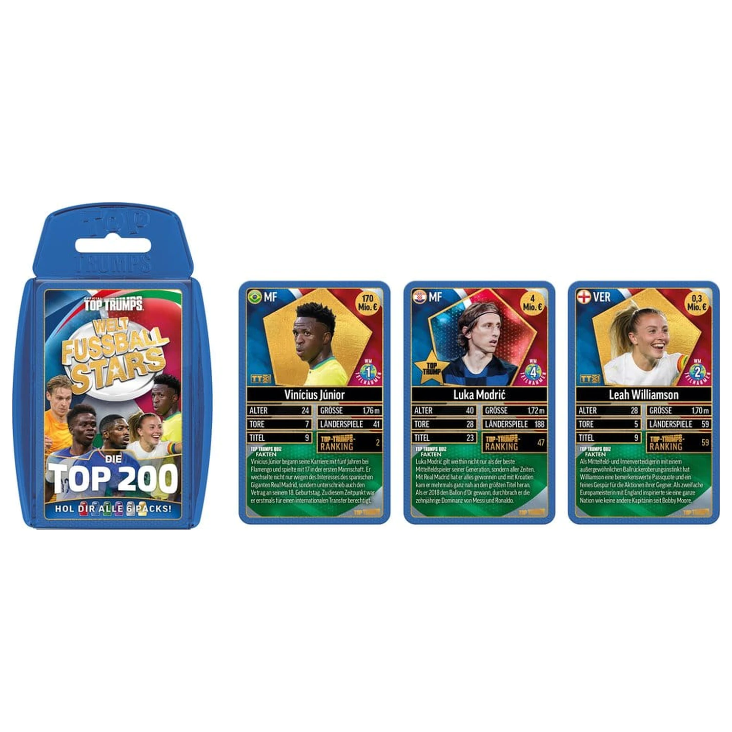 World Football Stars Card Game 200 Pak 2 *Wersja niemiecka* zdjęcie produktu
