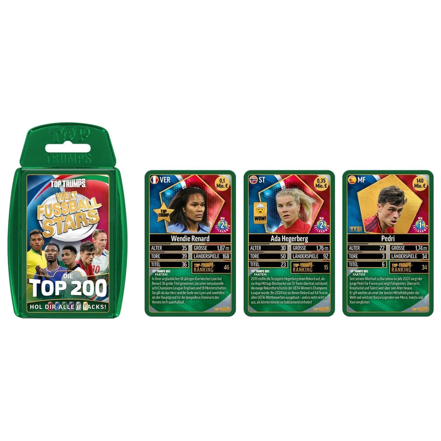 World Football Stars Card Game 200 Pak 3 *Wersja niemiecka* zdjęcie produktu