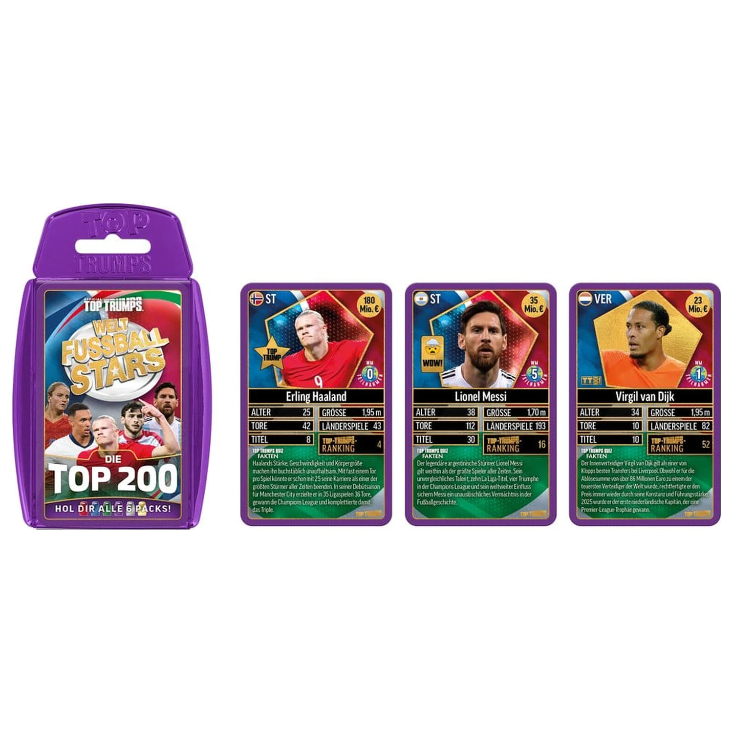 World Football Stars Card Game 200 Pak 4 *wersja niemiecka* zdjęcie produktu