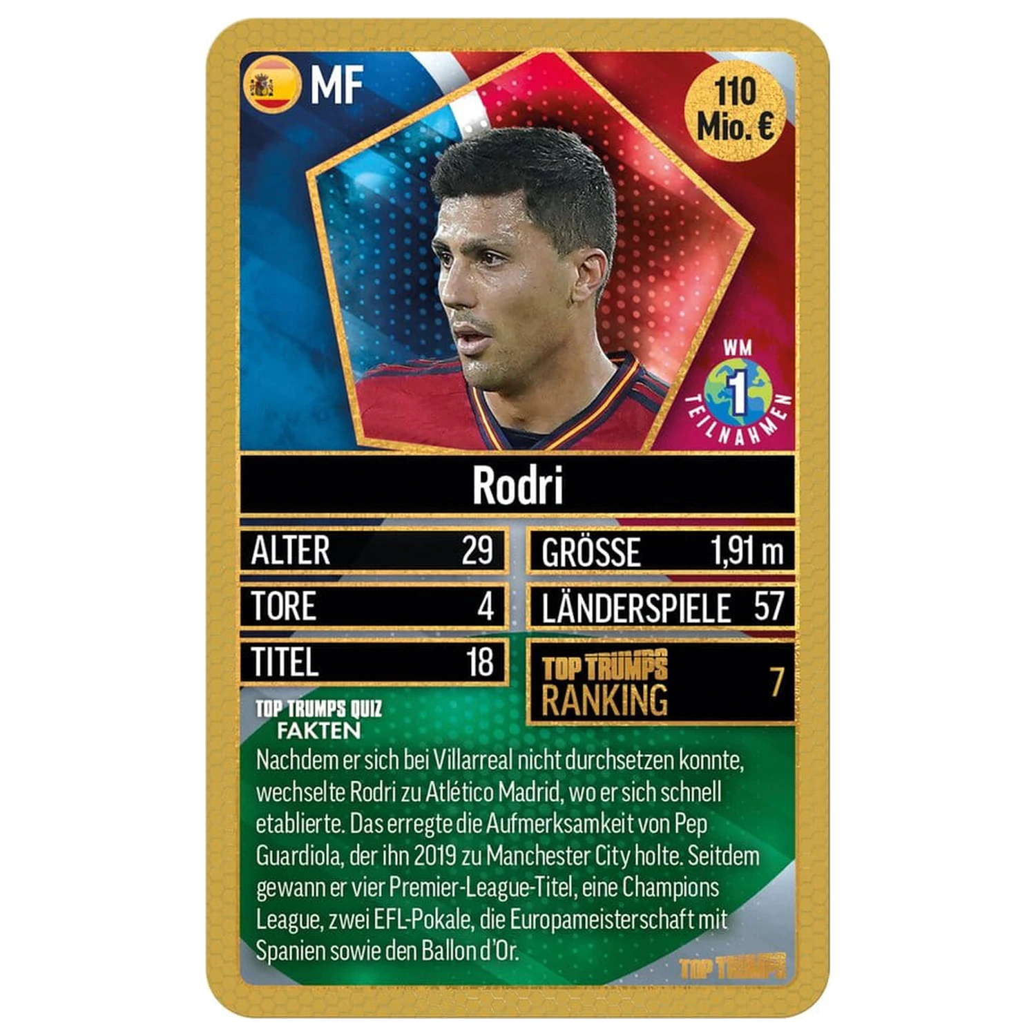 World Football Stars Card Game 200 Pak 6 *German Version* zdjęcie produktu