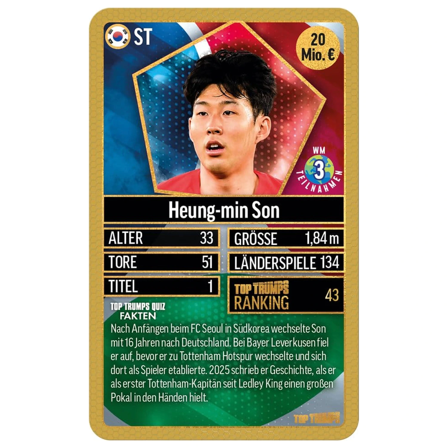 World Football Stars Card Game 200 Pak 6 *German Version* zdjęcie produktu