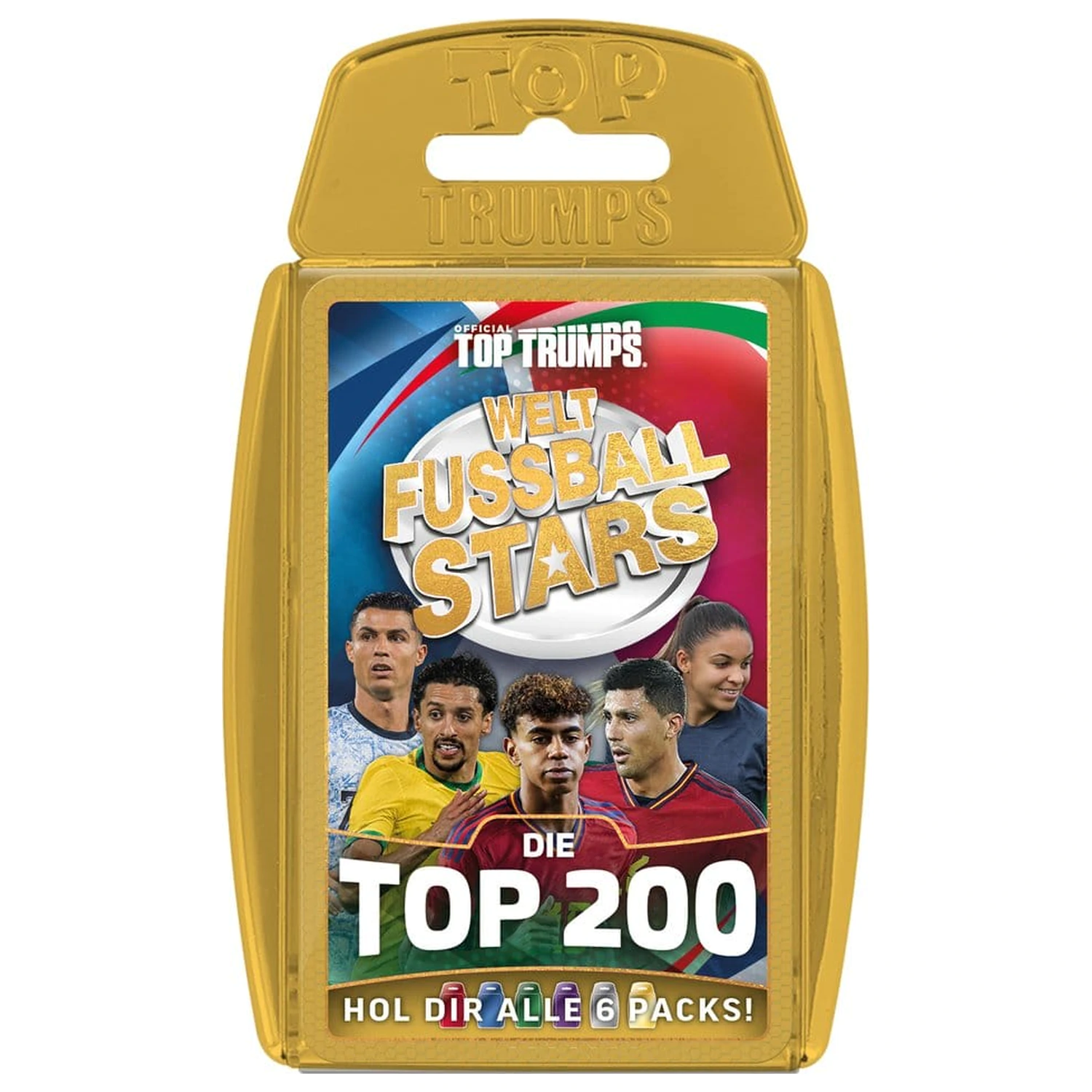 World Football Stars Card Game 200 Pak 6 *German Version* zdjęcie produktu