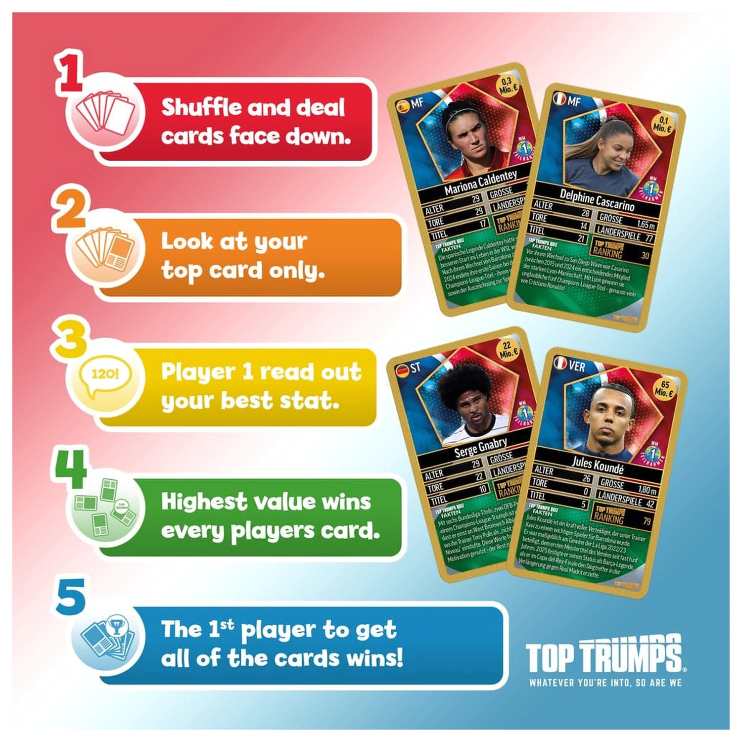 World Football Stars Card Game 200 Pak 6 *German Version* zdjęcie produktu