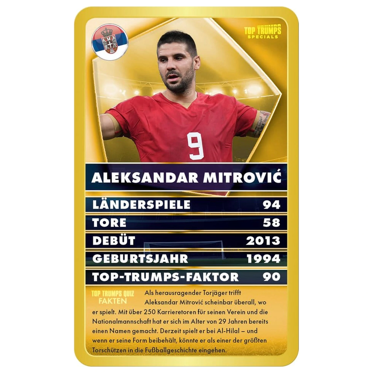 World Football Stars 6 Gra karciana Top Trumps *Wersja niemiecka* zdjęcie produktu