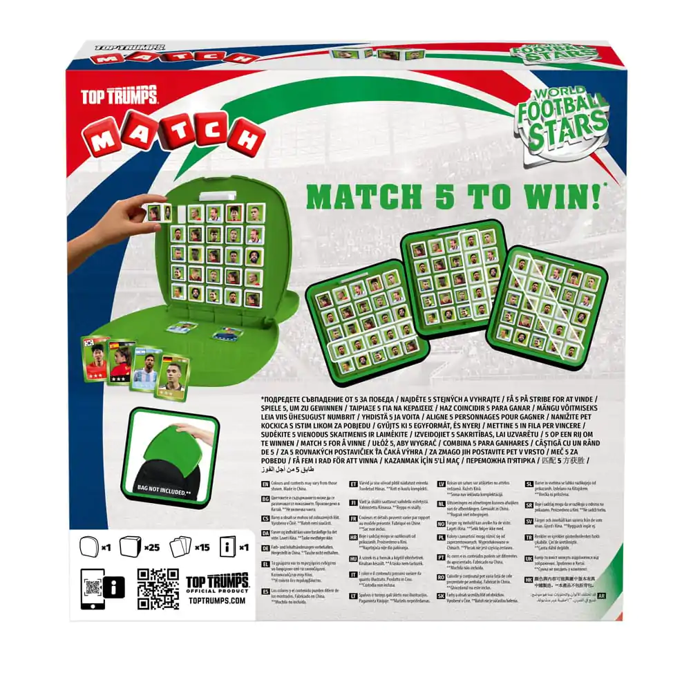 World football stars Top Trumps Match - The Crazy Cube Game Zielona Wersja zdjęcie produktu