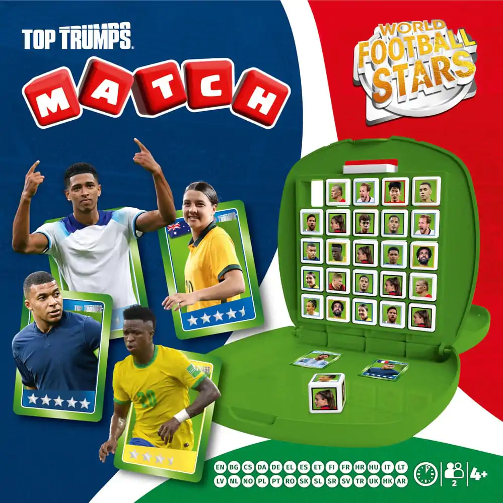 World football stars Top Trumps Match - The Crazy Cube Game Zielona Wersja zdjęcie produktu