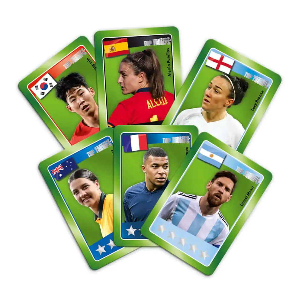 World football stars Top Trumps Match - The Crazy Cube Game Zielona Wersja zdjęcie produktu