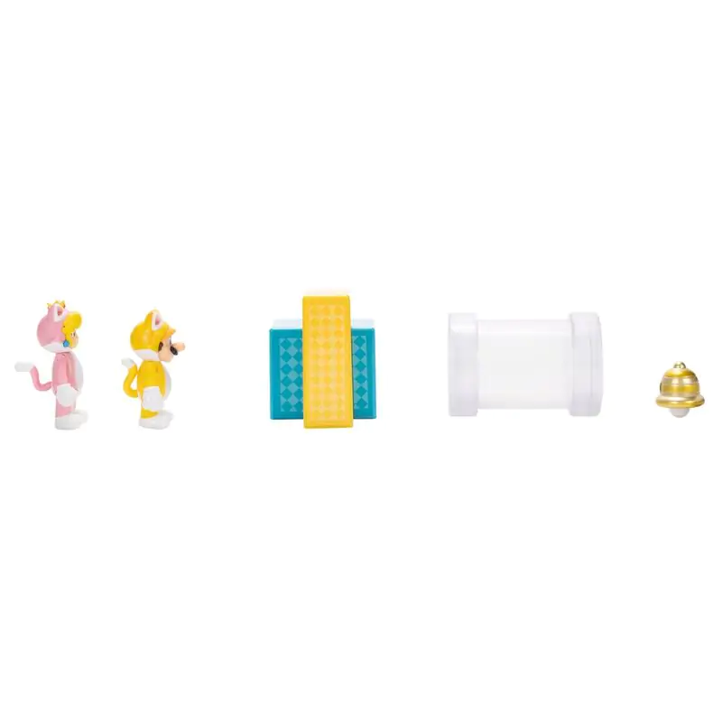 World of Nintendo Super Mario Diorama Playset 3D World 6 cm zdjęcie produktu