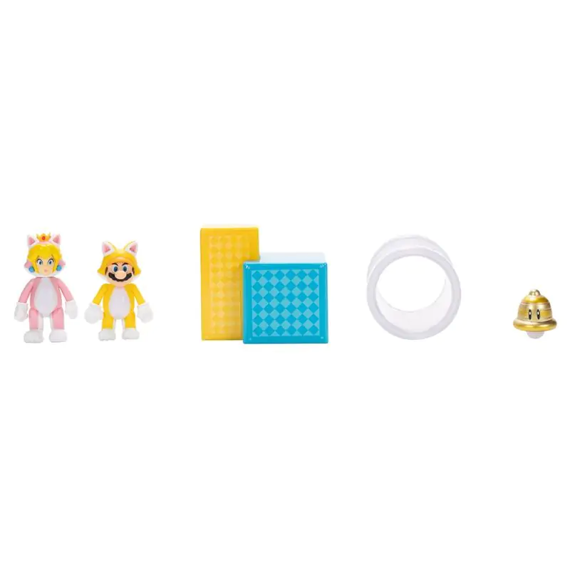 World of Nintendo Super Mario Diorama Playset 3D World 6 cm zdjęcie produktu