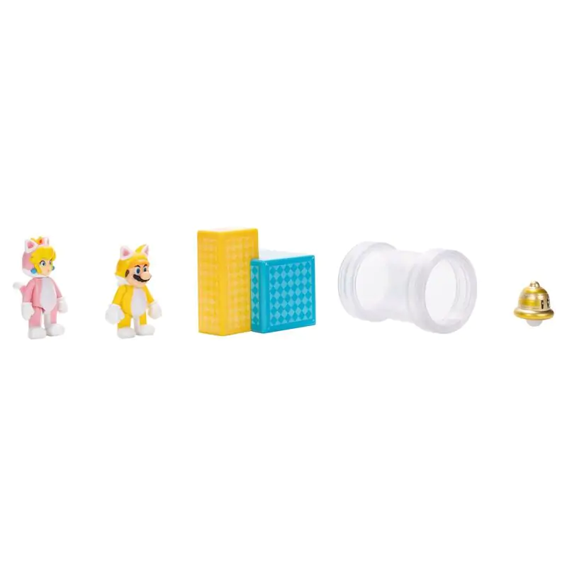 World of Nintendo Super Mario Diorama Playset 3D World 6 cm zdjęcie produktu