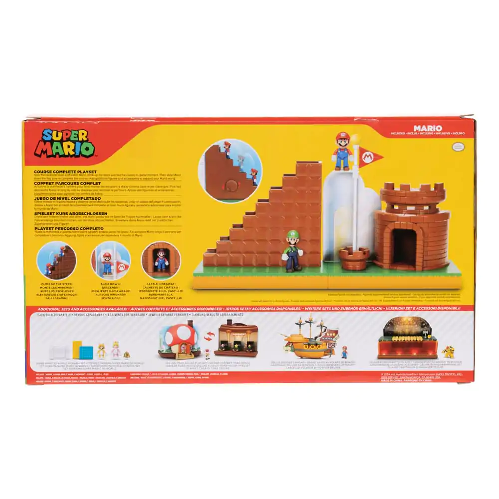 World of Nintendo Super Mario Mini Figure Playset Poziom Końcowy zdjęcie produktu