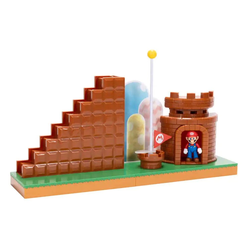 World of Nintendo Super Mario Mini Figure Playset Poziom Końcowy zdjęcie produktu