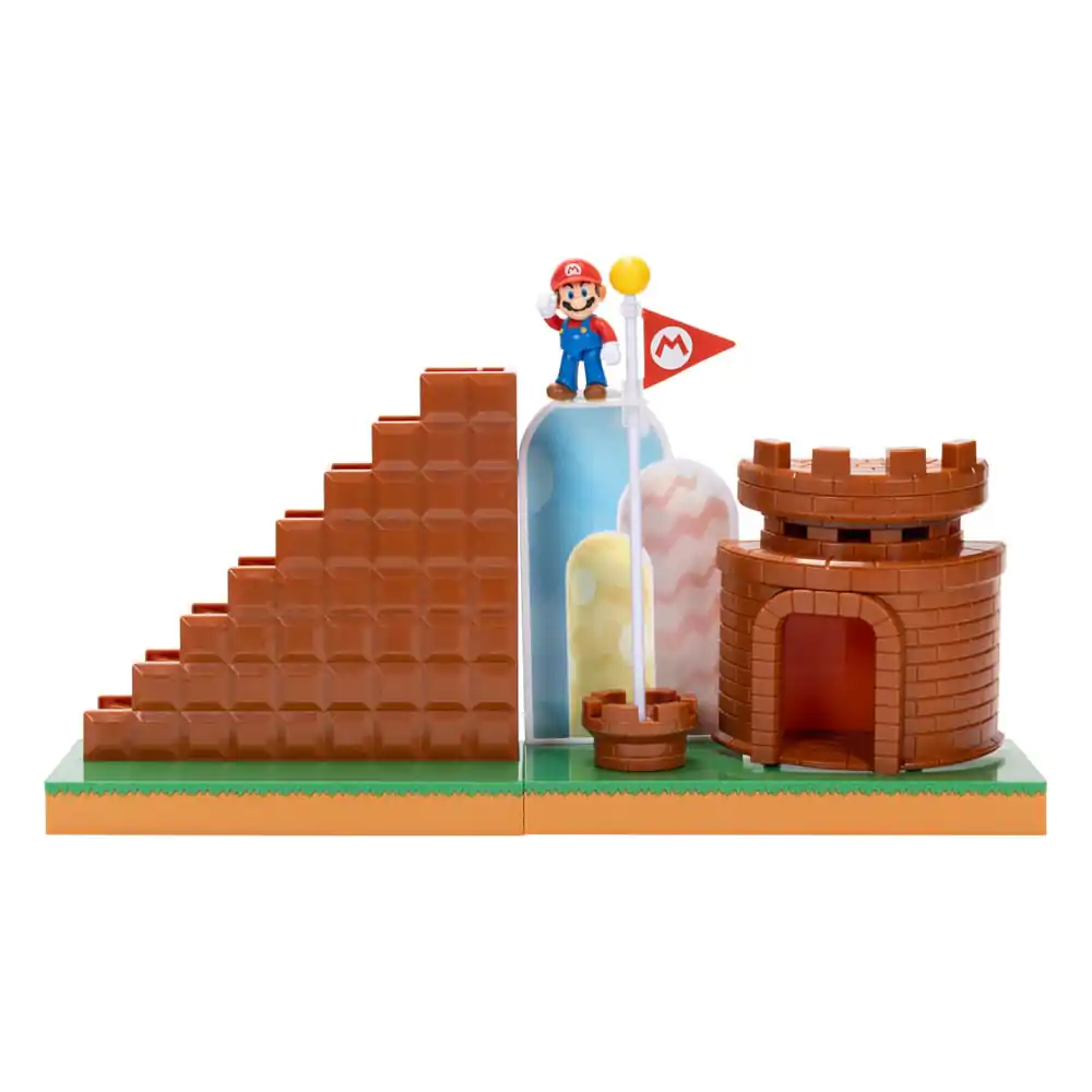 World of Nintendo Super Mario Mini Figure Playset Poziom Końcowy zdjęcie produktu