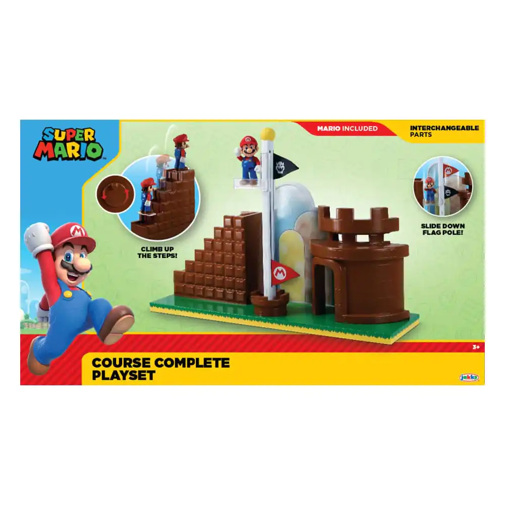 World of Nintendo Super Mario Mini Figure Playset Poziom Końcowy zdjęcie produktu