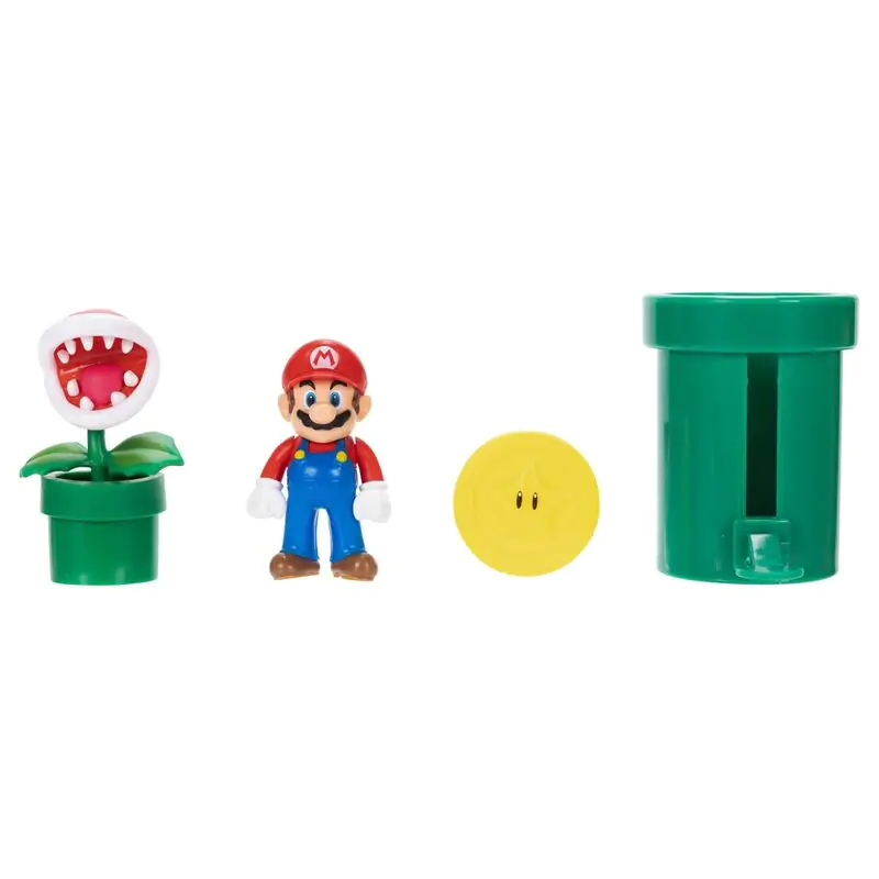 World of Nintendo Super Mario Diorama Playset Soda Jungle 6 cm - Zestaw do zabawy zdjęcie produktu