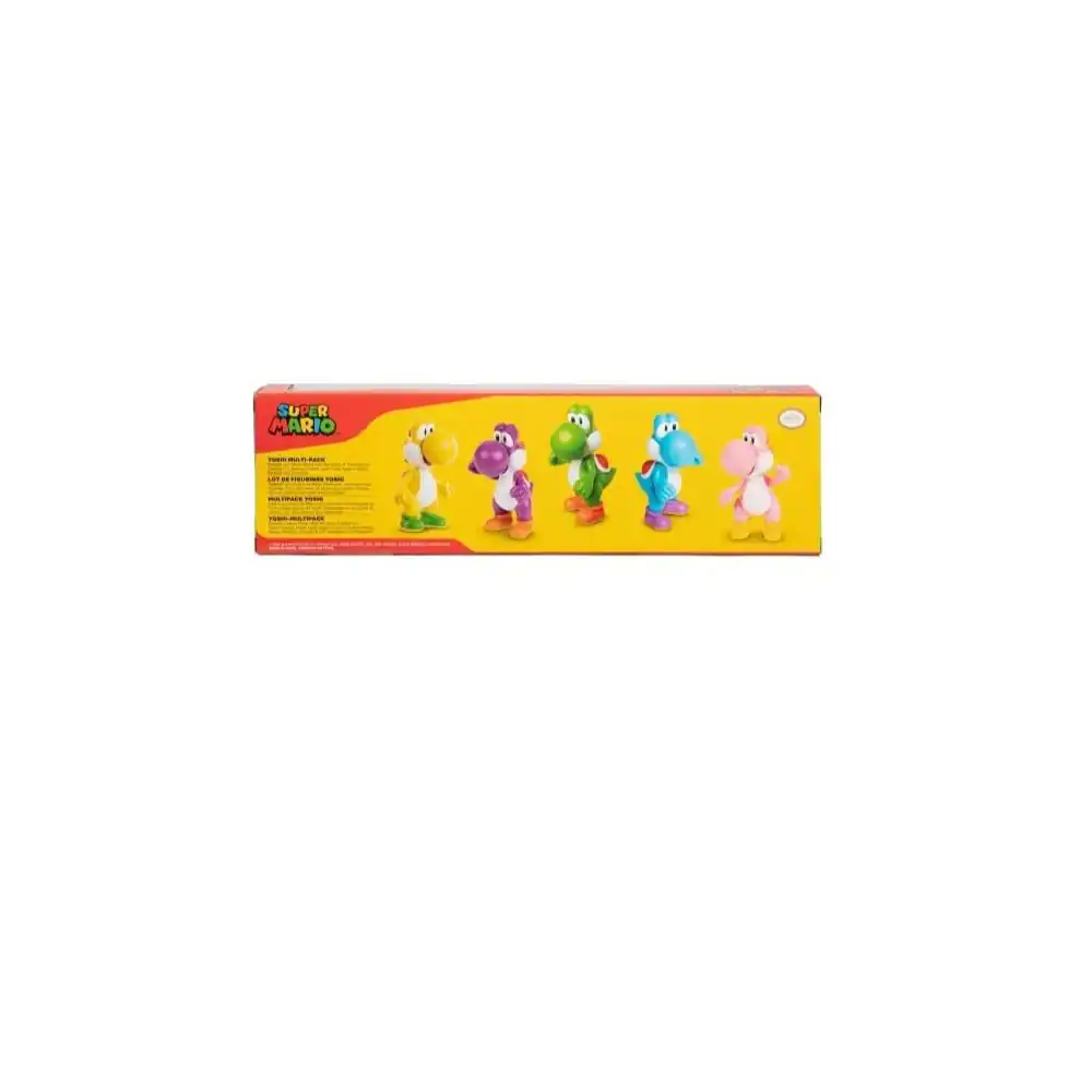 World of Nintendo Super Mario Mini Figurki 5-Pack Super Mario Wiggler, Mario i Luigi 6 cm zdjęcie produktu