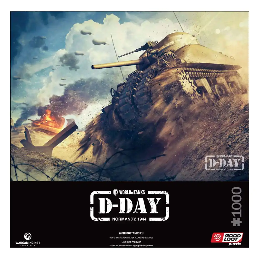 Puzzle dla graczy World of Tanks D-Day (1000 elementów) zdjęcie produktu