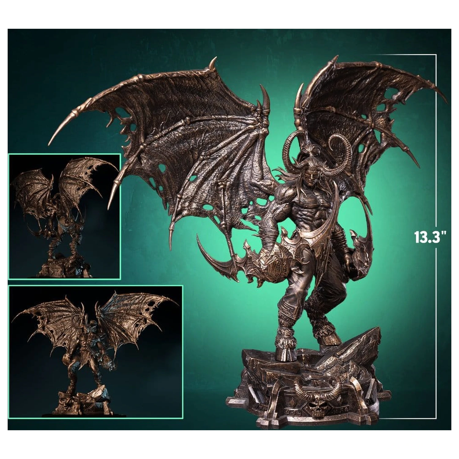 World of Warcraft Statua w skali 1/10 Illidan Stormrage (w kolorze brązu) 34 cm zdjęcie produktu