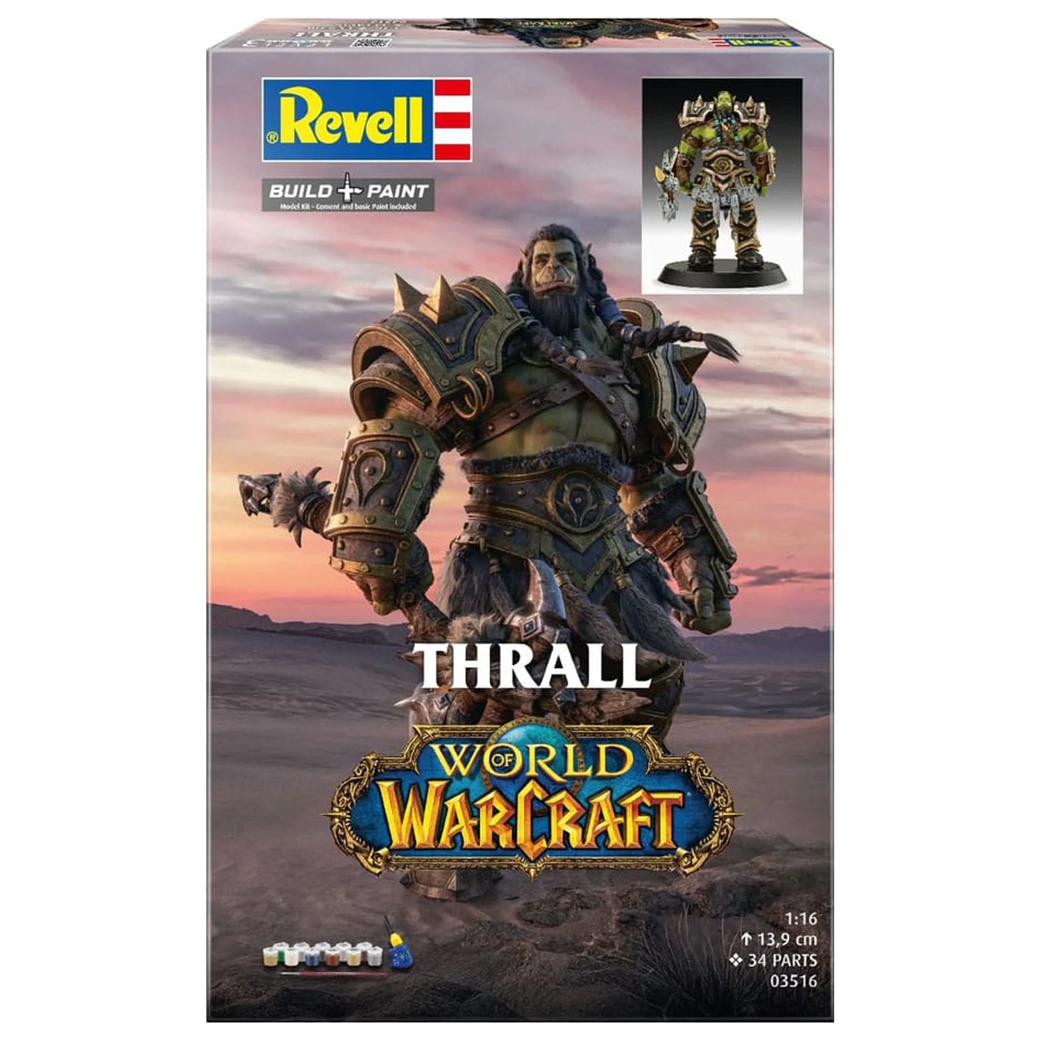 World of Warcraft Model Kit Gift Set 1/16 Ork Thrall 13 cm zdjęcie produktu