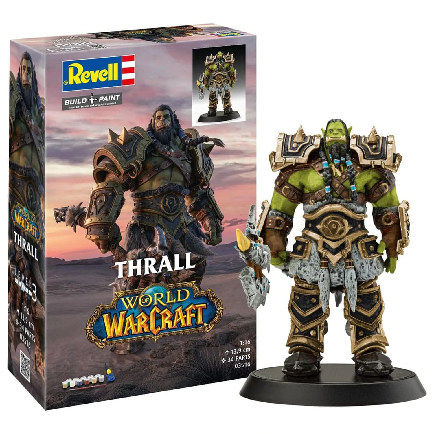 World of Warcraft Model Kit Gift Set 1/16 Ork Thrall 13 cm zdjęcie produktu
