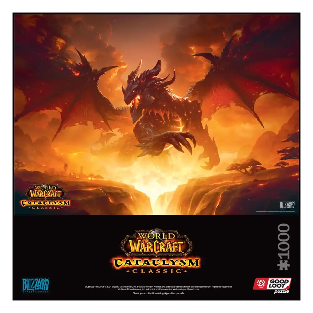 World of Warcraft Gaming Puzzle Cataclysm Classic (1000 elementów) zdjęcie produktu