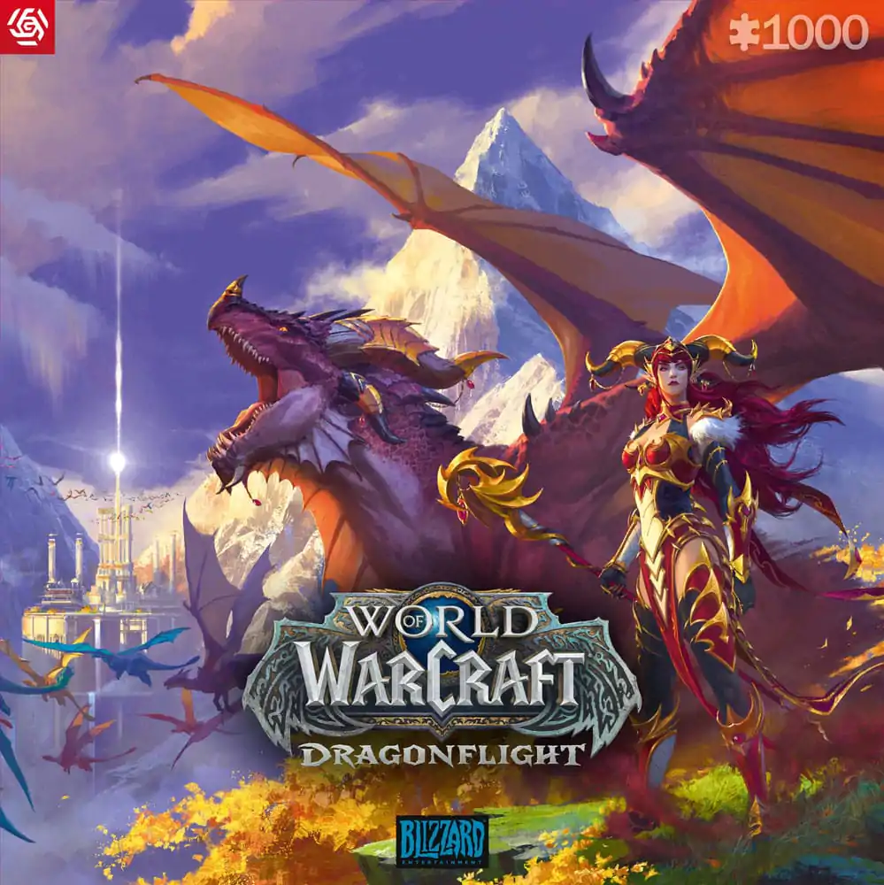 World of Warcraft Gaming Puzzle Dragonflight Alexstrasza (1000 elementów) zdjęcie produktu