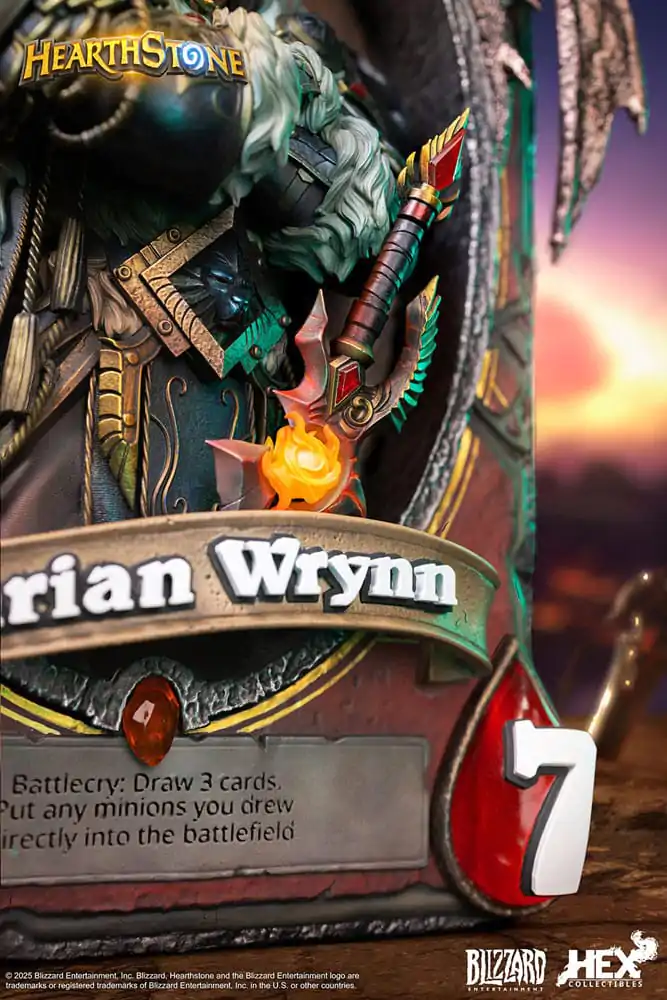 Hearthstone 3D Artystyczna Ramowa Statua Varian Wrynn 31 cm zdjęcie produktu
