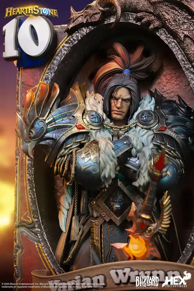 Hearthstone 3D Artystyczna Ramowa Statua Varian Wrynn 31 cm zdjęcie produktu