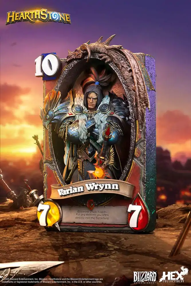 Hearthstone 3D Artystyczna Ramowa Statua Varian Wrynn 31 cm zdjęcie produktu