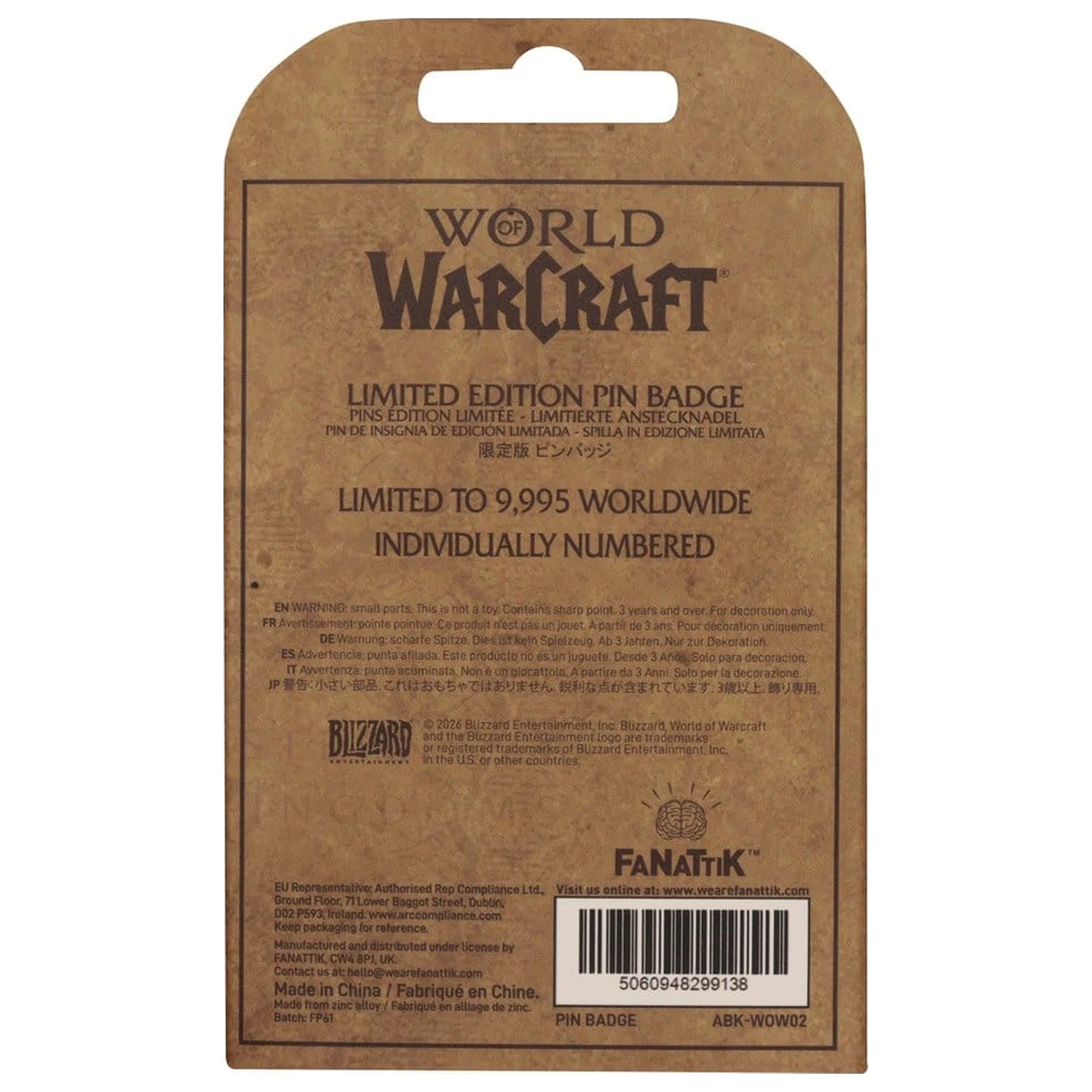 World of Warcraft przypinka Pepe Limitowana Edycja zdjęcie produktu