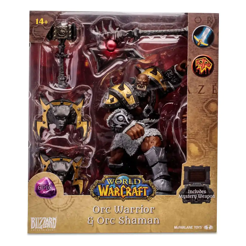World of Warcraft Figurka Akcji Ork Szaman Wojownik (Epicki) 15 cm zdjęcie produktu