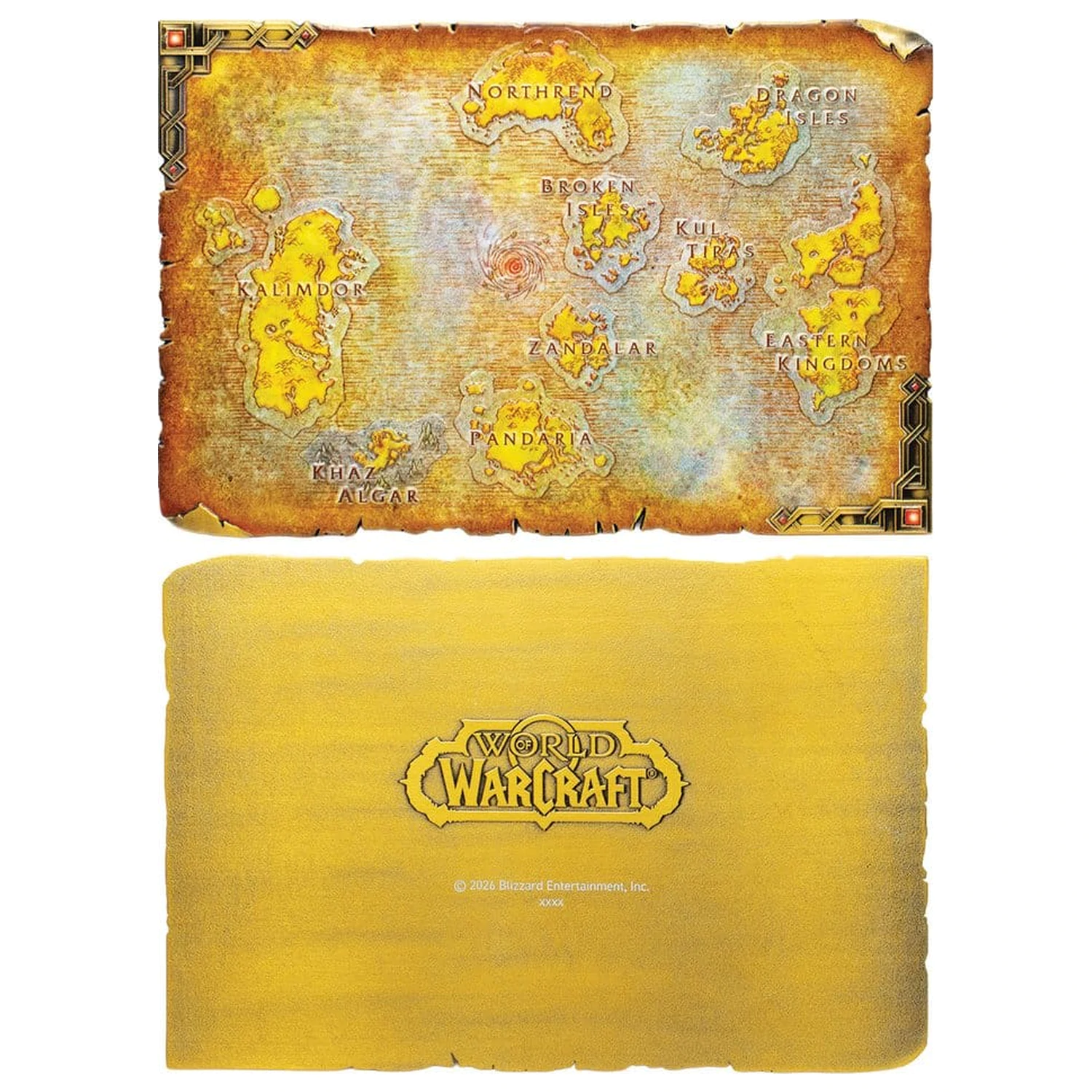World of Warcraft Replika Metalowa Mapa Azeroth Limited Edition 12 x 18 cm zdjęcie produktu