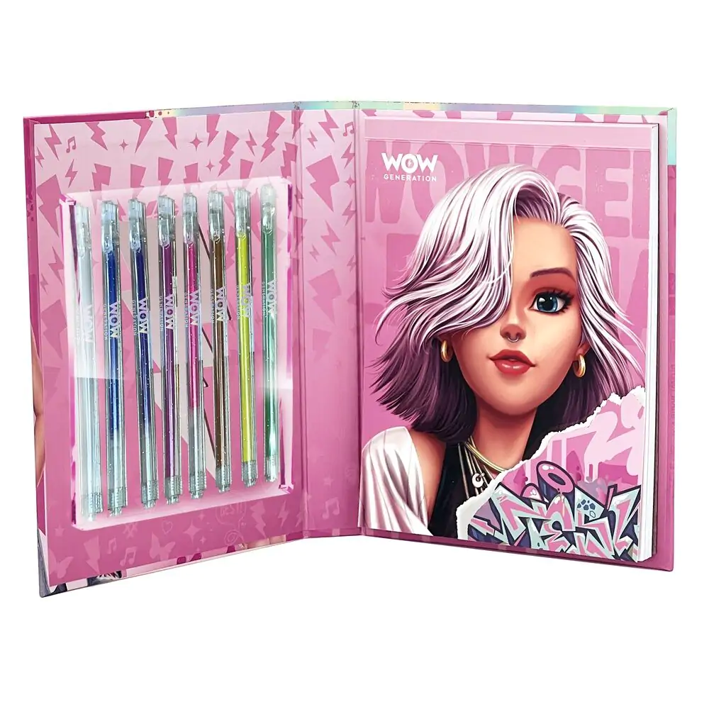 Wow Generation Kolorowanka + 8 Metallic Gel pencils zdjęcie produktu