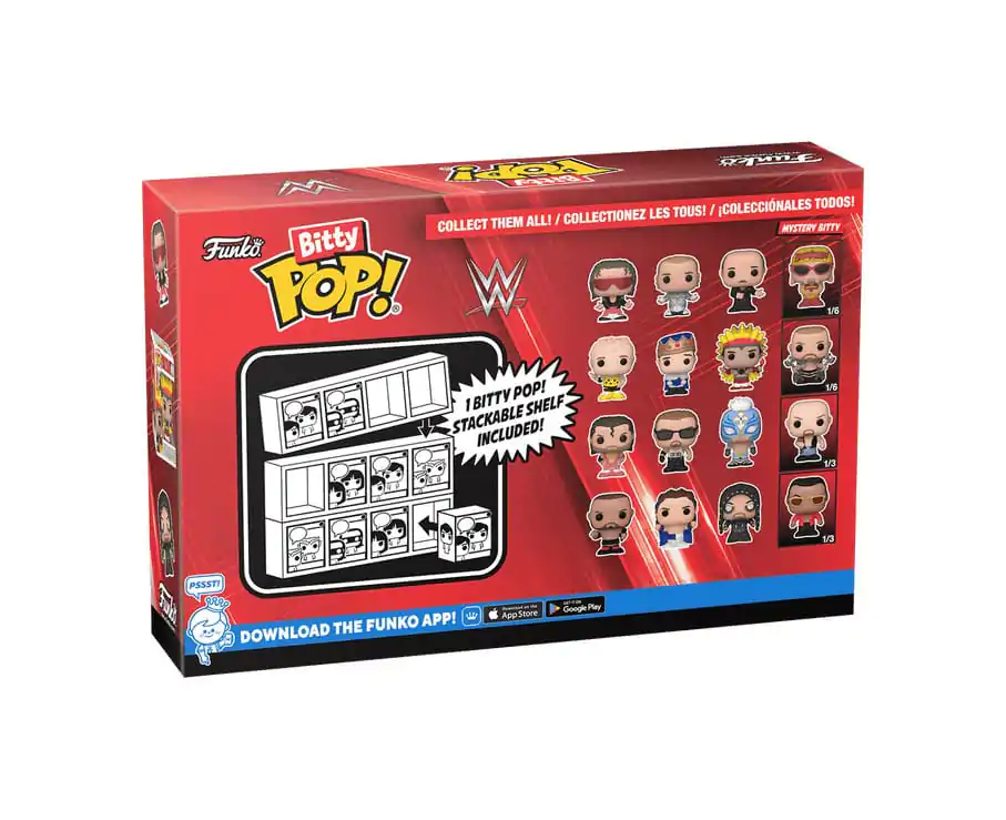 WWE Bitty Funko POP! Figurka winylowa 4-Pack Bret Hart 2,5 cm zdjęcie produktu